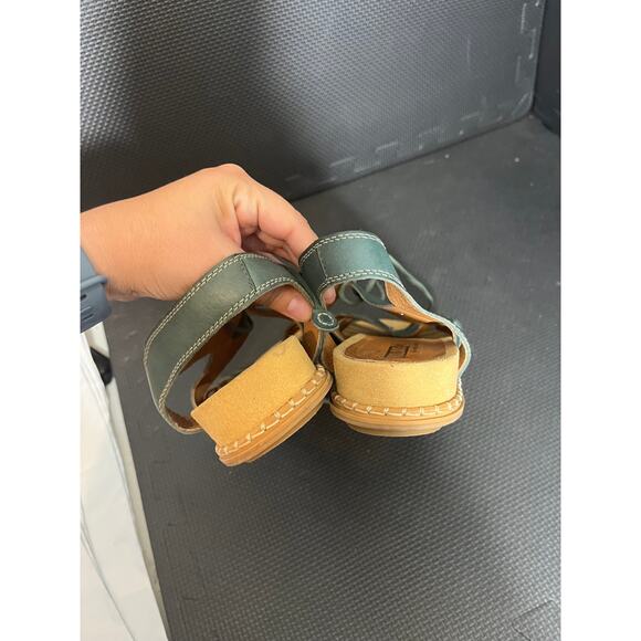 PIKOLINOS Flat Sandals Leather Marazul Emerald Shoes Womens‎ 42 US 11 - Picture 6 of 6